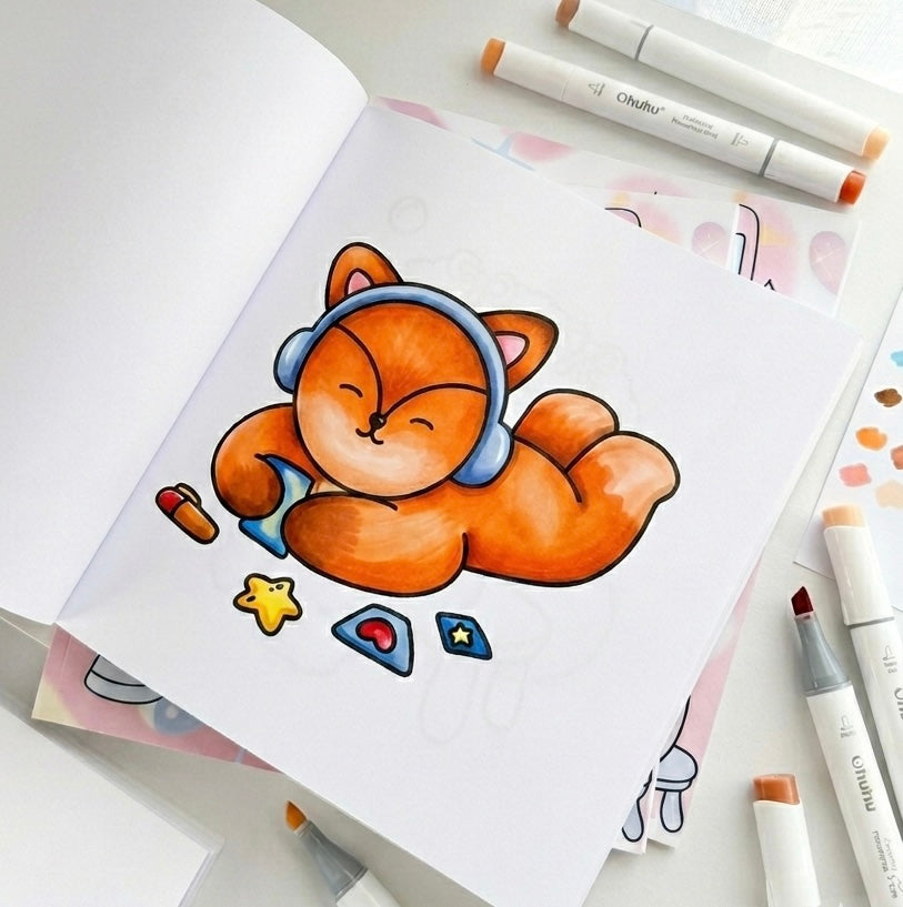 Bold & Easy Y2K Cuties Coloring Book