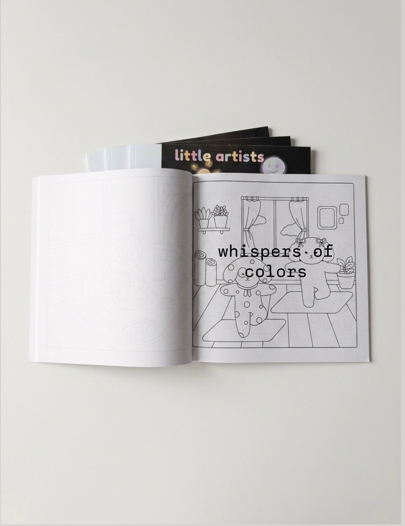 Little artists coloring book