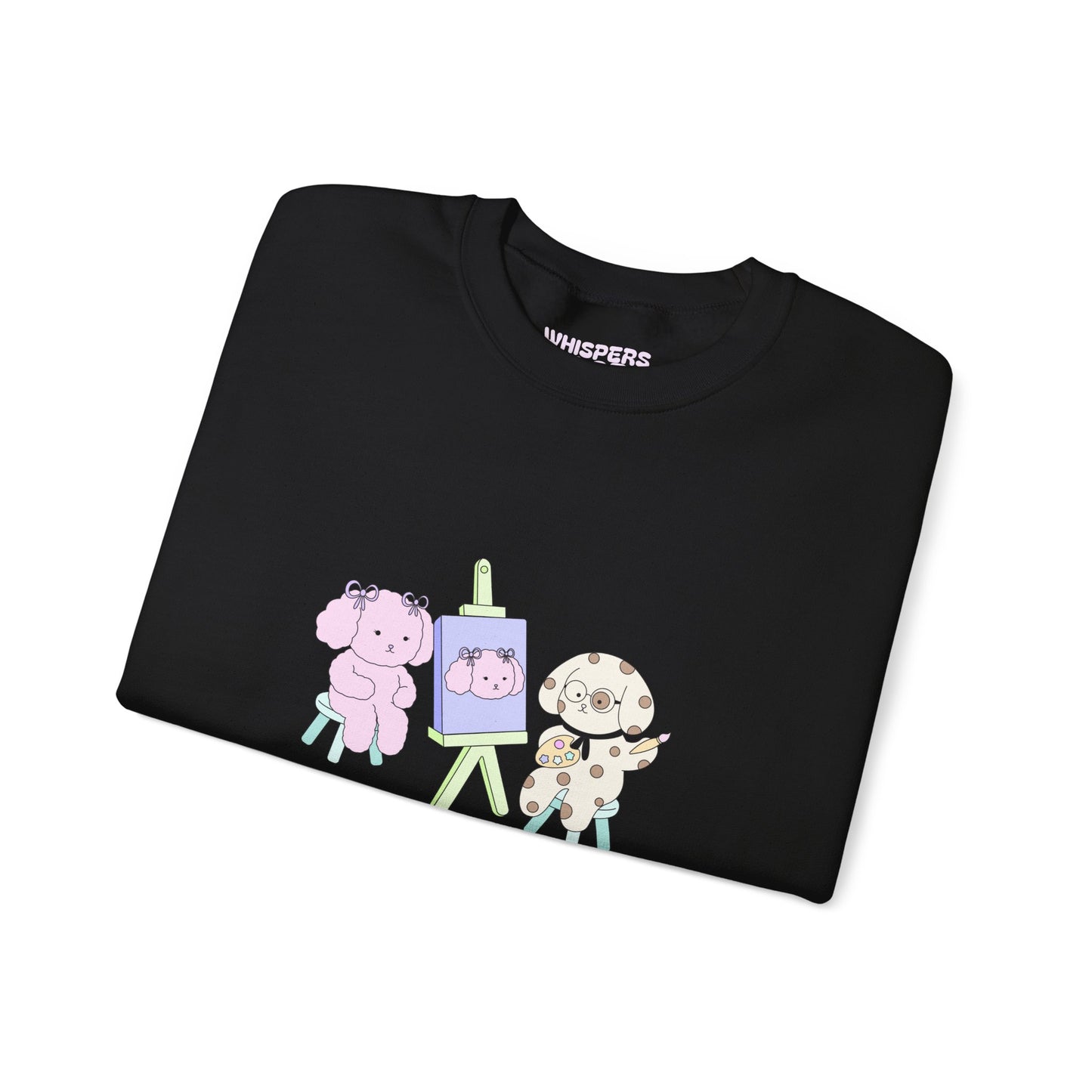 You Are The Art sweatshirt - here, there, everywhere collection. Cute Animal Art Crewneck Sweatshirt