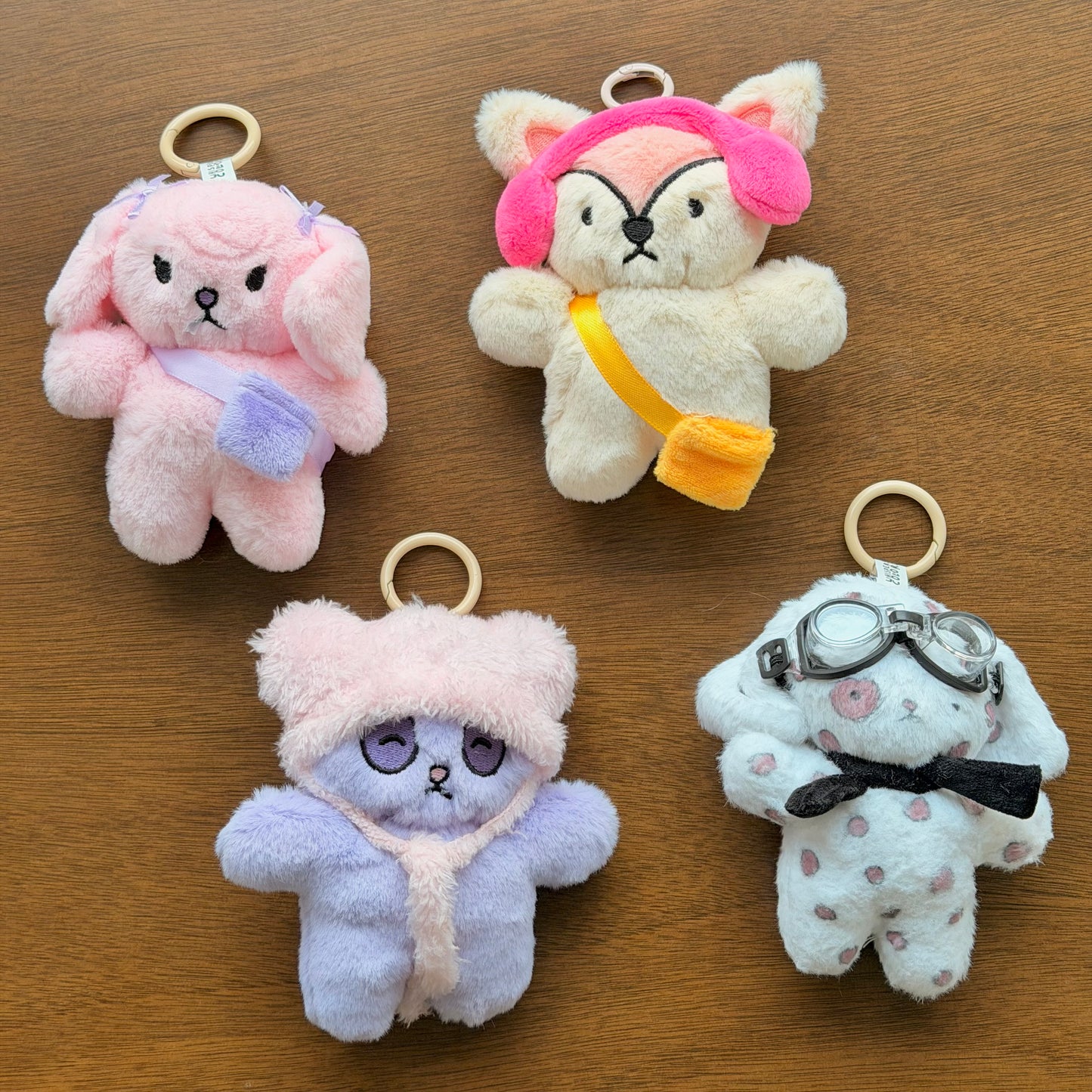 Color puffs- plushie keychain blind bag