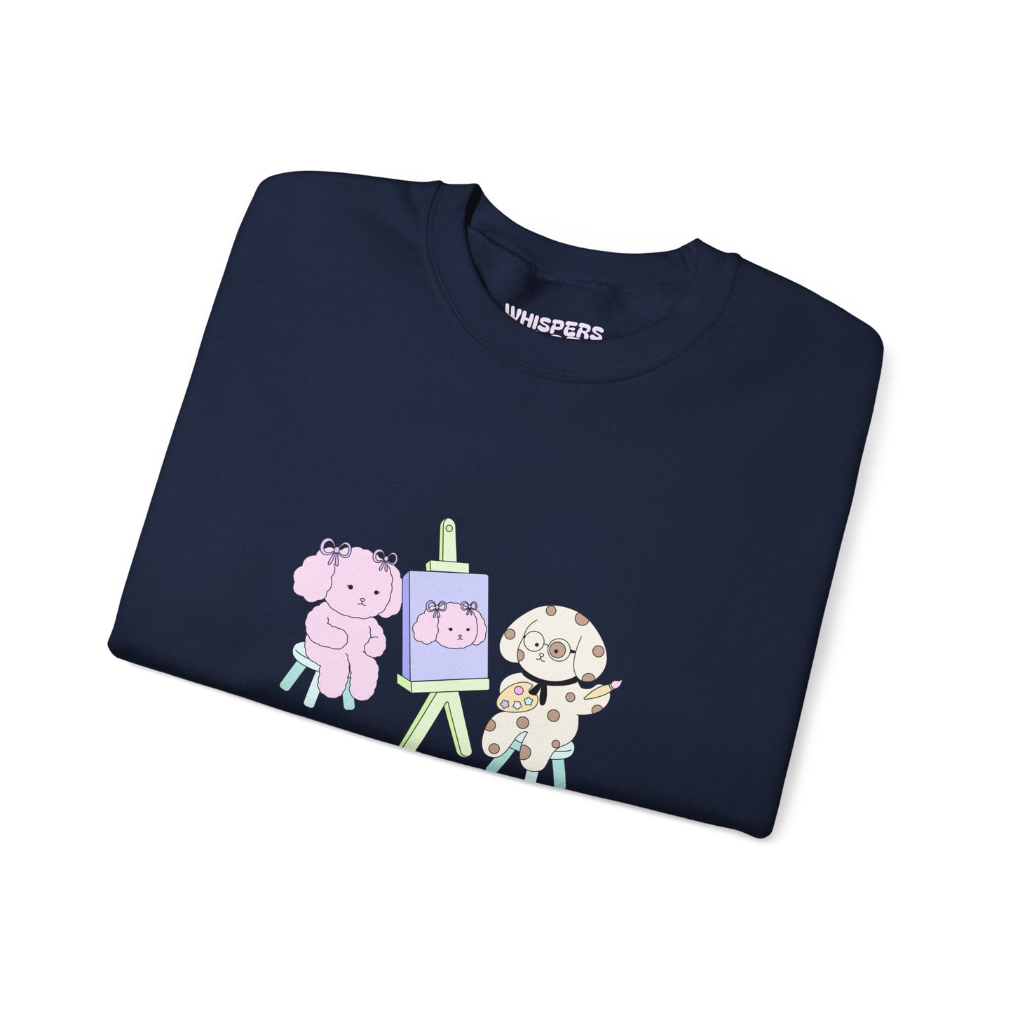 You Are The Art sweatshirt - here, there, everywhere collection. Cute Animal Art Crewneck Sweatshirt