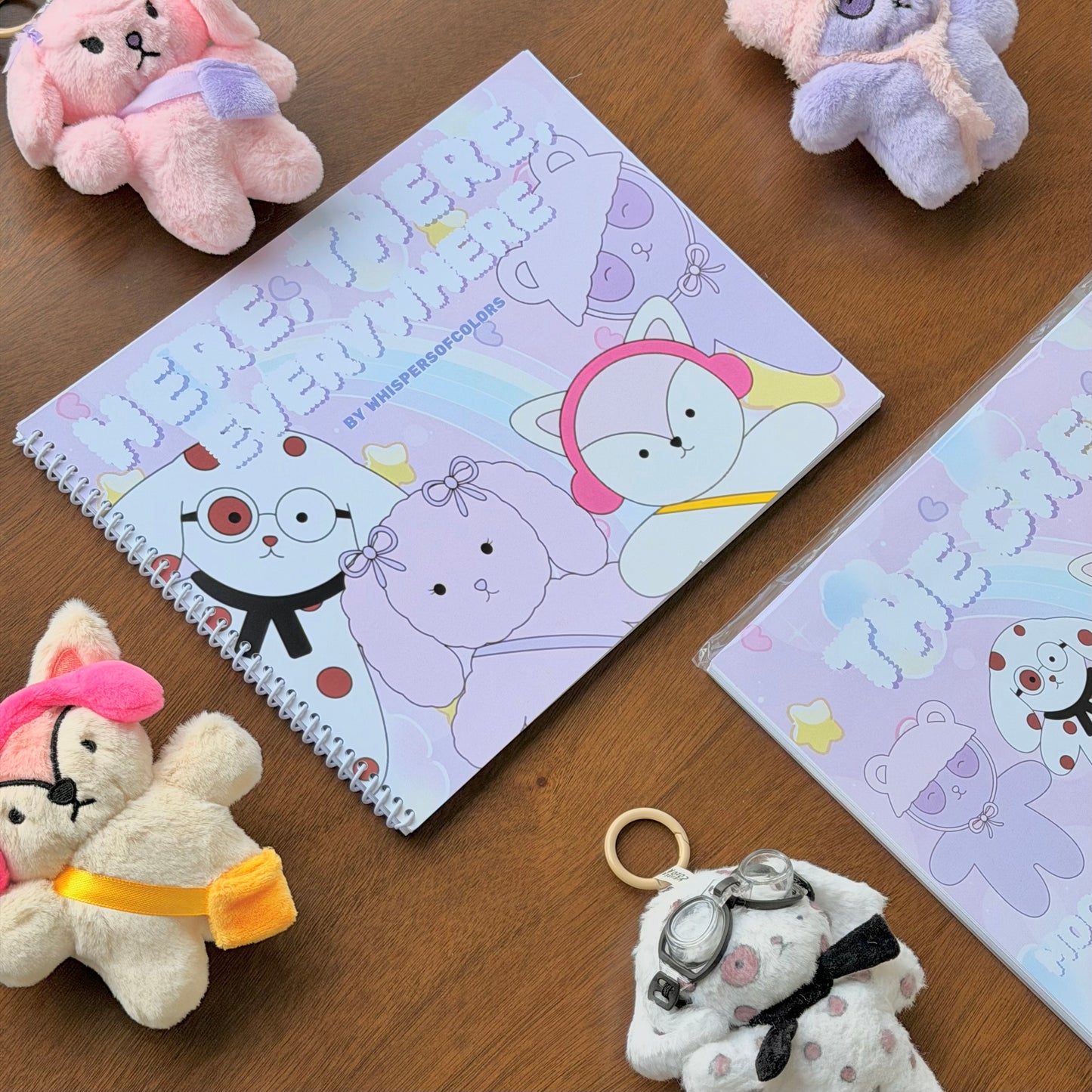 Color puffs- plushie keychain blind bag