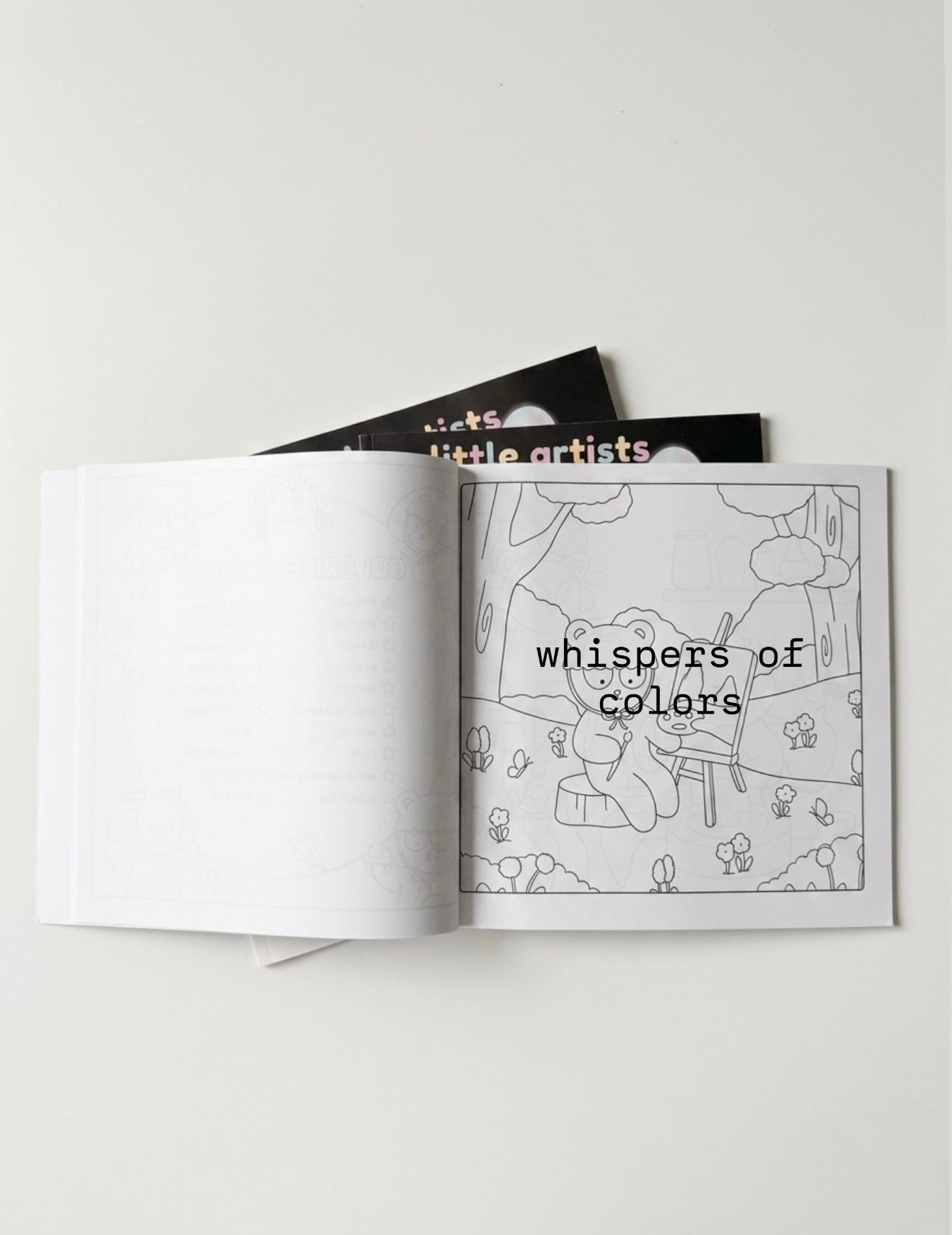 Little artists coloring book