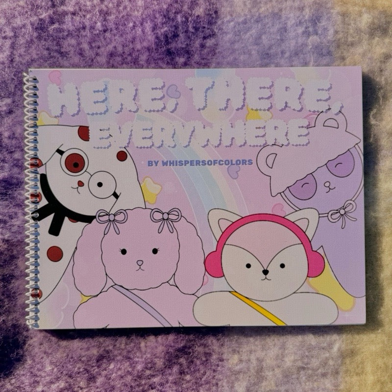 Here, there, everywhere ONLY coloring book.